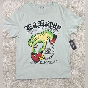Ed Hardy heart hand T-Shirt
